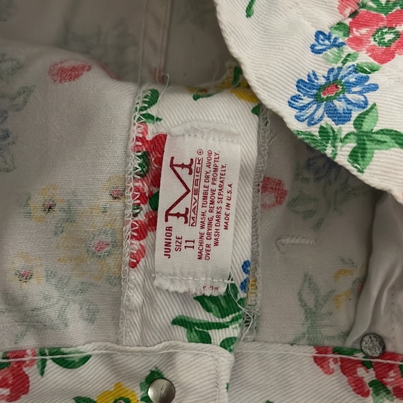Deadstock  Maverick vintage floral jeans - Picture 9 of 11